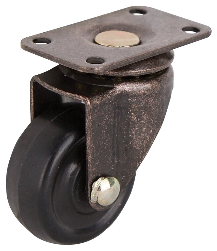 CASTER PLATE MED 1-5/8 ANT COP