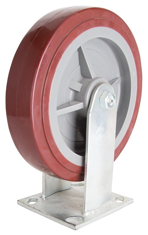CASTER RIGID 8X2IN POLYURETHAN