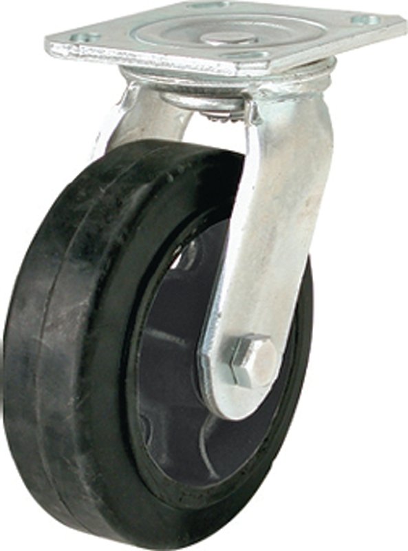 CASTER SWIVEL 6X2IN RUB       
