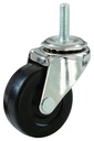 CASTER SWIVEL SOFT RUBBER 2IN 