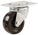 CASTER SWVL RUBB 100LB 2-1/2IN