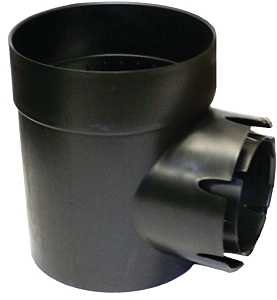 CATCH BASIN SINGLE OUTLET 6IN 