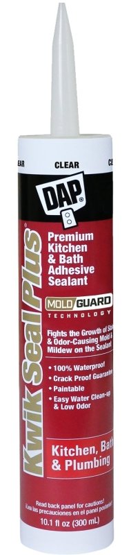 CAULK ADH KTN BATH CLR 10.1OZ 