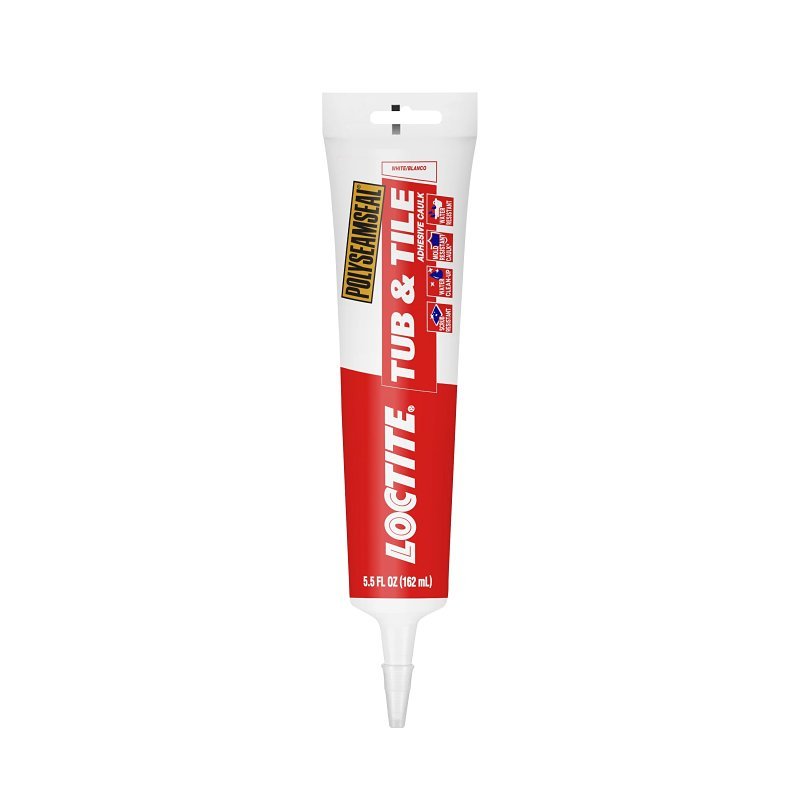 CAULK ADH TUB TILE WHITE 5.5OZ
