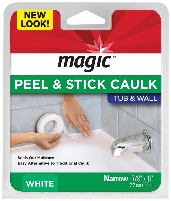 CAULK MLDG TUB WL 7/8IN X 11FT