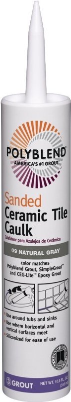 CAULK TILE SANDED NATURAL GRAY