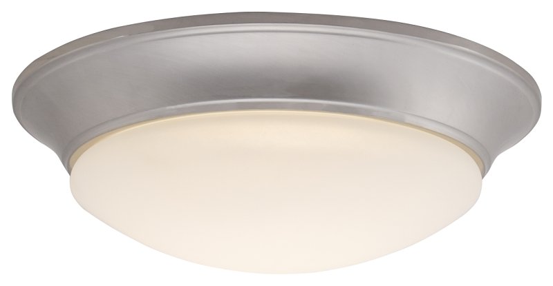 CEIL LT FXT LED GLS/BNKL 14IN 