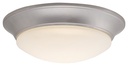 CEIL LT FXT LED GLS/BNKL 14IN 