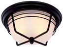 CEILING FLSH MT WTHR-BZ 2LT   