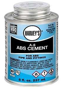 CEMENT ABS BLACK 8OZ          