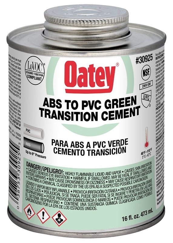 CEMENT ABS-PVC TRANSITION 16OZ