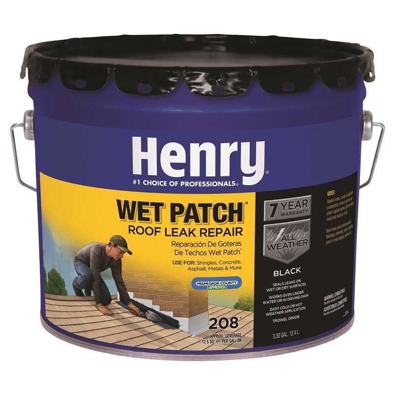 CEMENT ROOF WET BLACK 3.3GAL  