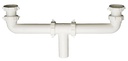 CENTER WASTE OUTLET 1-1/2 X 16