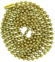 CHAIN BEAD W/CON NO 6 3FT BRS 