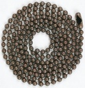 CHAIN BEAD W/CON NO 6 3FT BRZ 