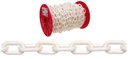 CHAIN NO8 WHITE PLASTIC 60FT  