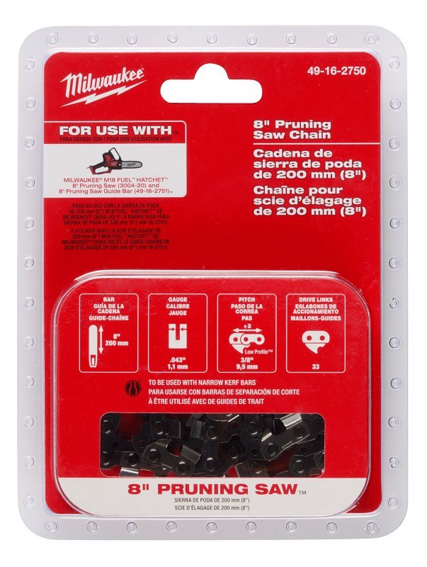 CHAIN SAW PRUNING 8IN         