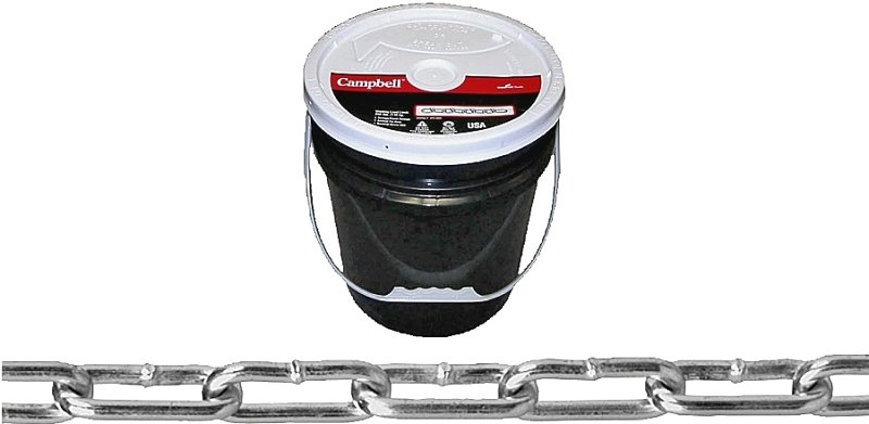 CHAIN STRT LINK COIL 2-0 400FT