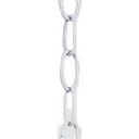 CHAIN SWAG OVAL 3FT LONG WHITE