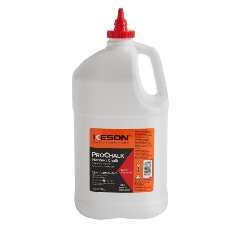CHALK MARKING 5LB RED ULTRFINE