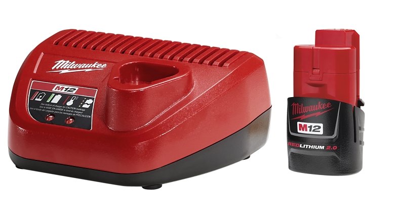 CHARGER W/BATTERY M12 12V.    