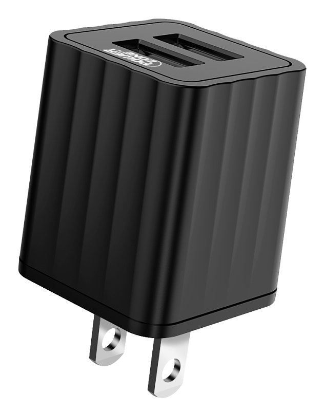CHARGER WALL USB DUAL PORT    