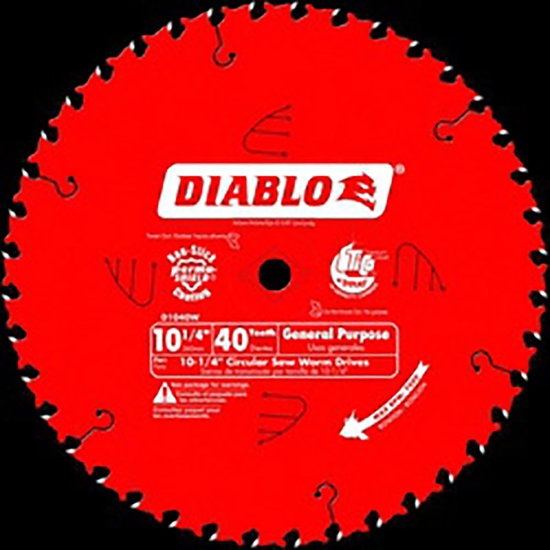 CIRC SAW BLADE 10-1/4X40X5/8  