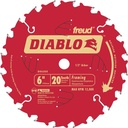CIRC SAW BLADE 6IN 20T FRAMING