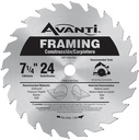 CIRC SAW BLADE 7-1/4 24T CARB 