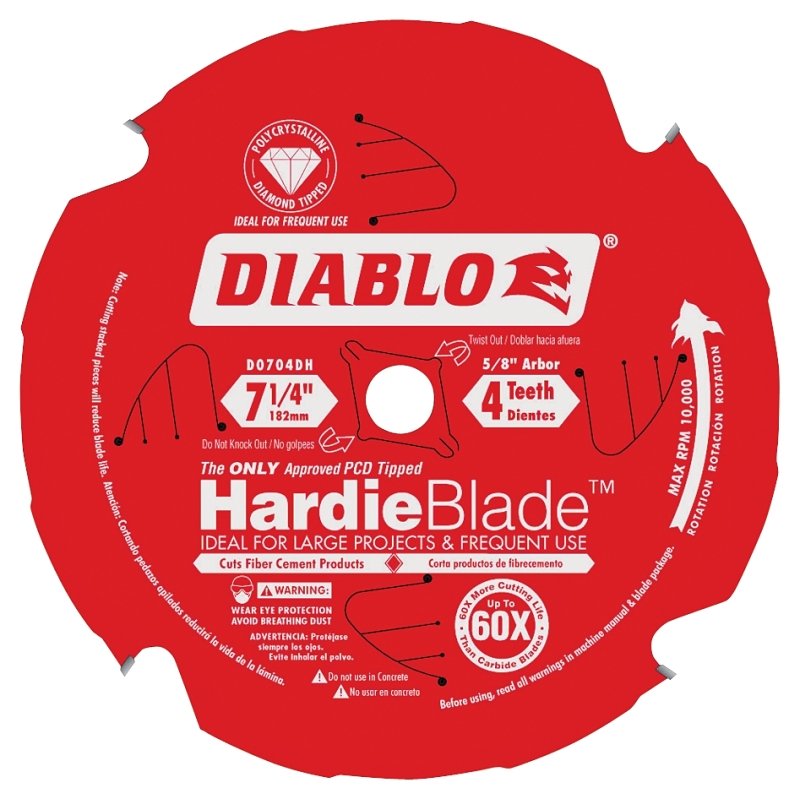 CIRC SAW BLADE 7-1/4-4 FBR CMT