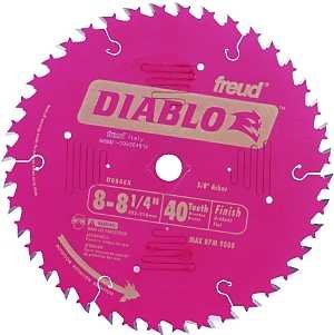 CIRC SAW BLADE 8-1/4 40T FINSH