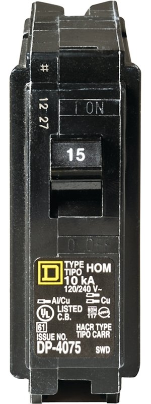 CIRCUIT BREAKER 1POLE 1IN 15A 