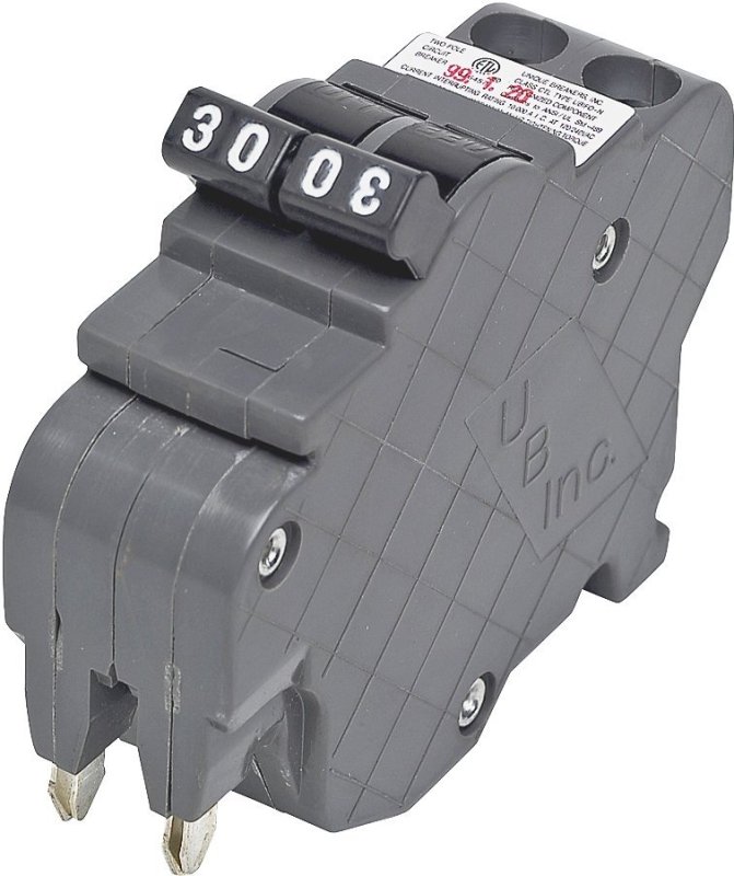 CIRCUIT BREAKER 2P 1IN SPC 30A
