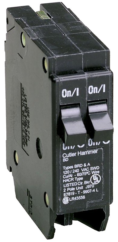 CIRCUIT BRKR BD 1P DPLX 15/15A