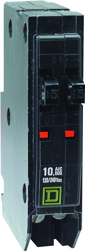 CIRCUIT BRKR TANDEM 1P 15A/15A