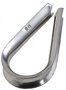 CLAMP CABLE SS 1/8IN          