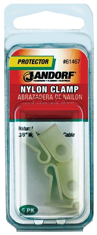 CLAMP NYLON NAT 3/8X1/8       