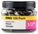 CLAMP PINCH 1/2IN 100 PACK/JAR