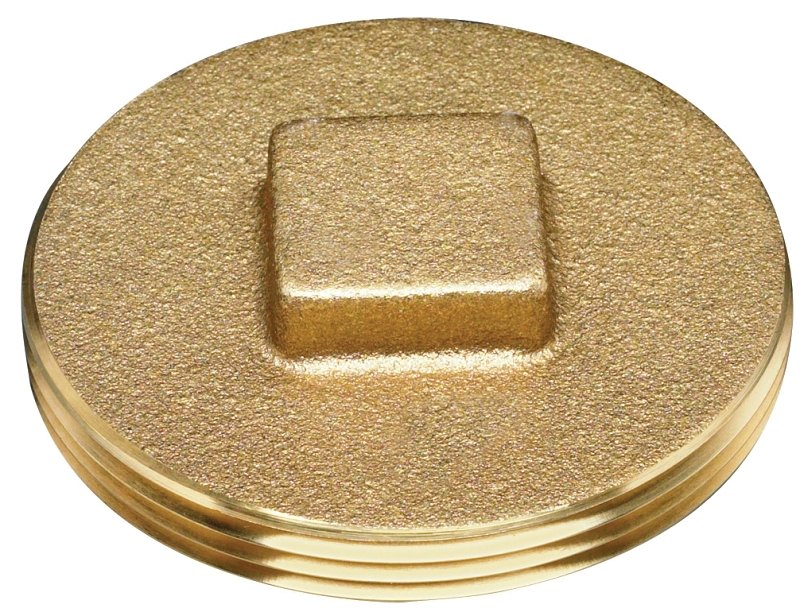 CLEAN OUT PLUG BRASS 3-1/2    