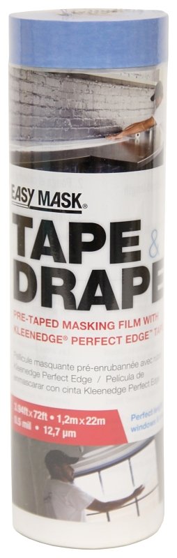 CLOTH DROP PRE TAPED 3.94X72FT