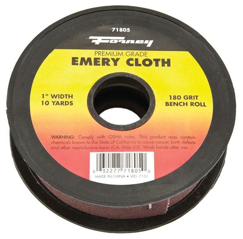 CLOTH EMERY 180GRIT 1INX10YARD