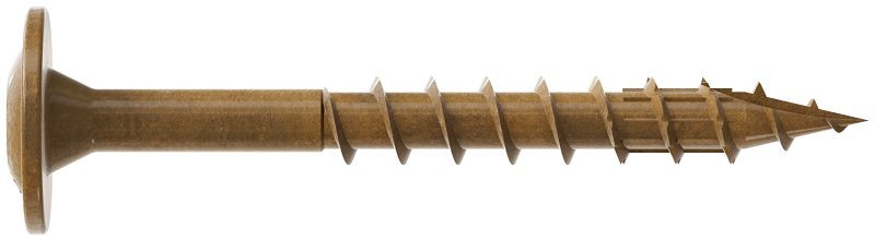 CNST SCREW WFR TAN NO8X1-1/2IN