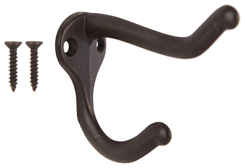 COAT/HAT HOOK ZINC OIL RUB BRZ