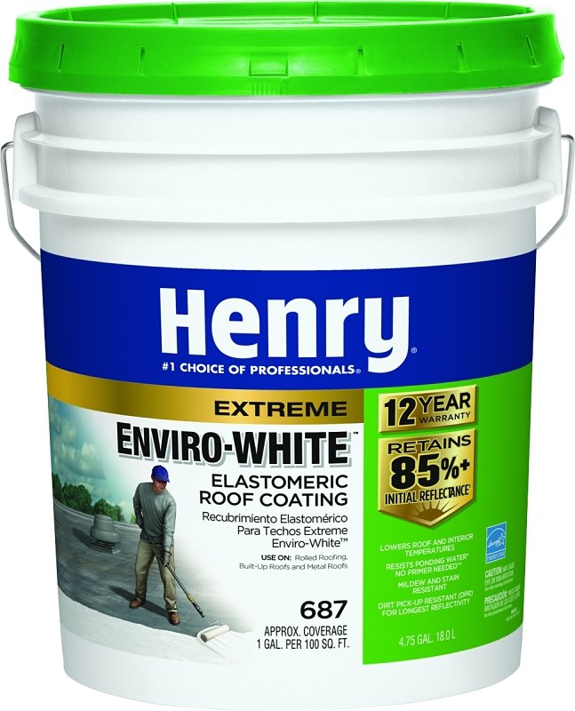COATING ELSTMRC ROOF WHT 4.75G