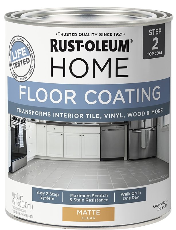 COATING FLOOR TP MATTE CLR 1QT