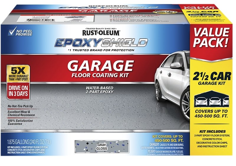 COATING FLR GARAGE 2GAL GRAY  