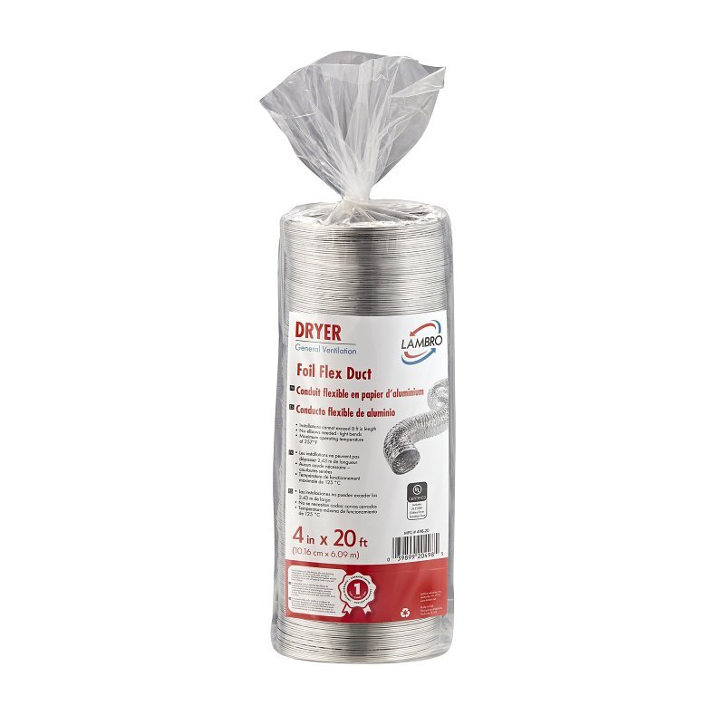CONNECTOR DUCT FLEX 4IN X 20FT