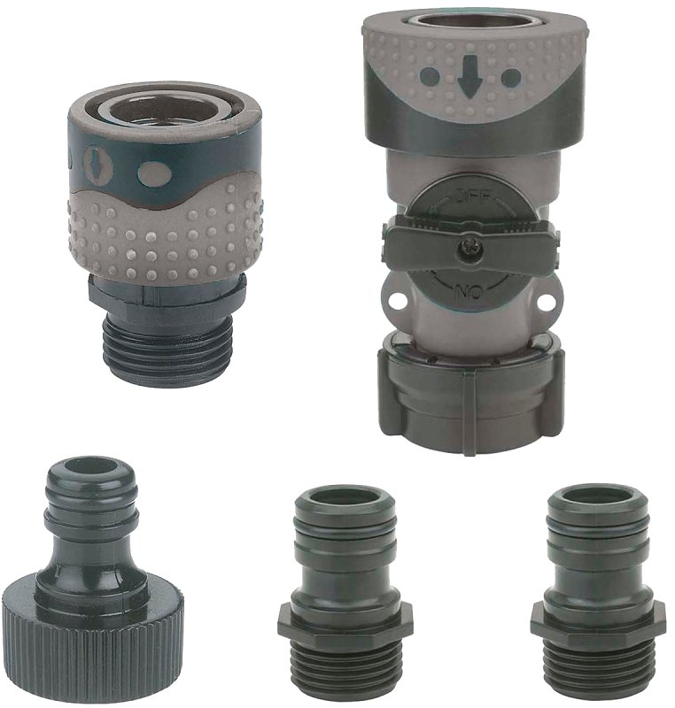 CONNECTOR FAUCET/HOSE QCK POLY