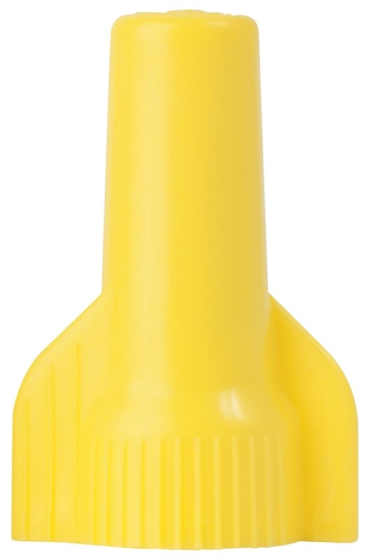 CONNECTOR YEL TWIST ON 100JAR 
