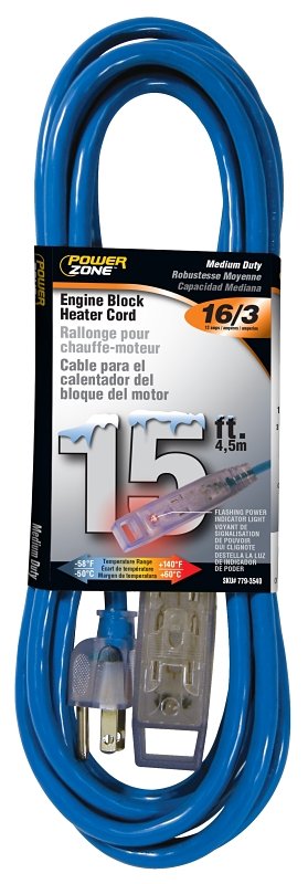 CORD ENGINE BLOCK HEATER 15FT 